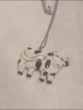 Mooliscious Cow Pendant Necklace